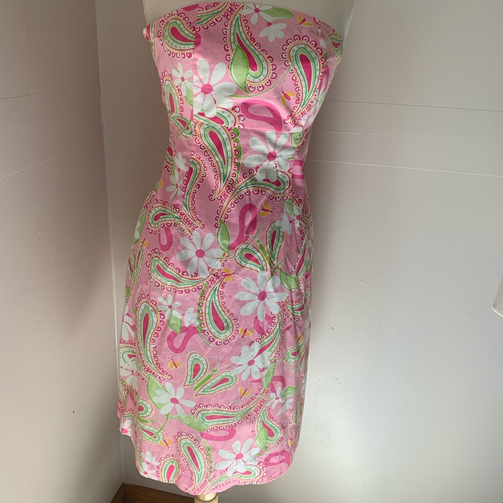 Strapless Lily Pulitzer sundress